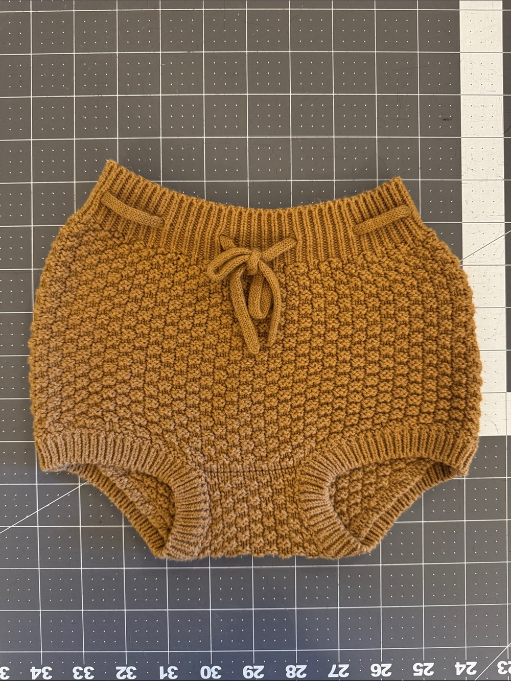 Quincy Mae Knit Baby Bloomers in camel